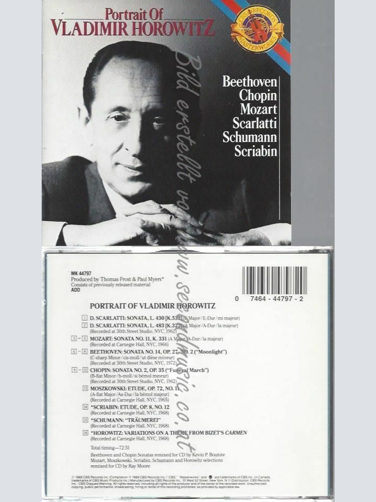CD--VLADIMIR HOROWITZ | --PORTRAIT OF HOROWITZ