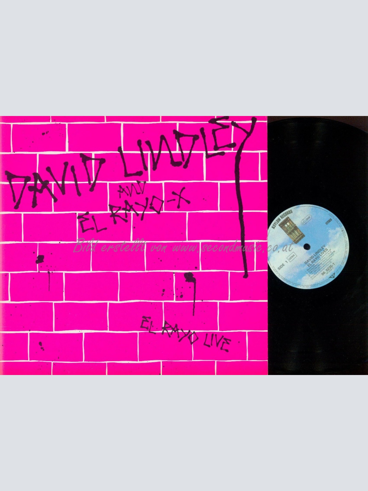 LP---  David Lindley And El Rayo-X  El Rayo Live  //DE //NM