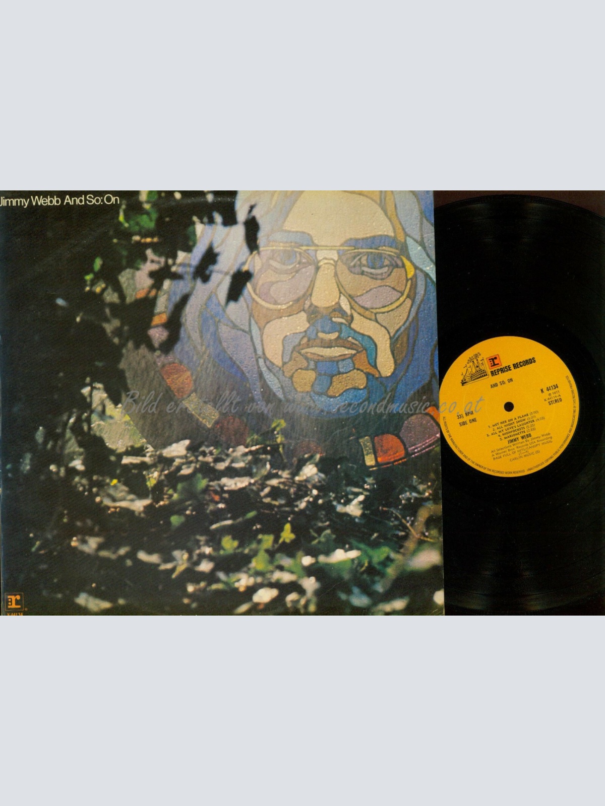 LP --  Jimmy Webb  And So: On  // UK // K 44134