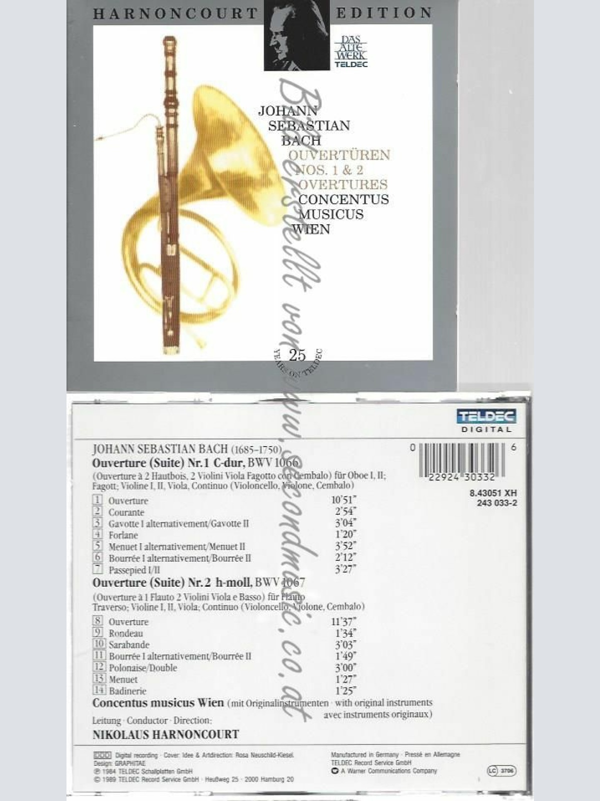 CD--BACH | --CONCERTOS FOR HARPSICHORD