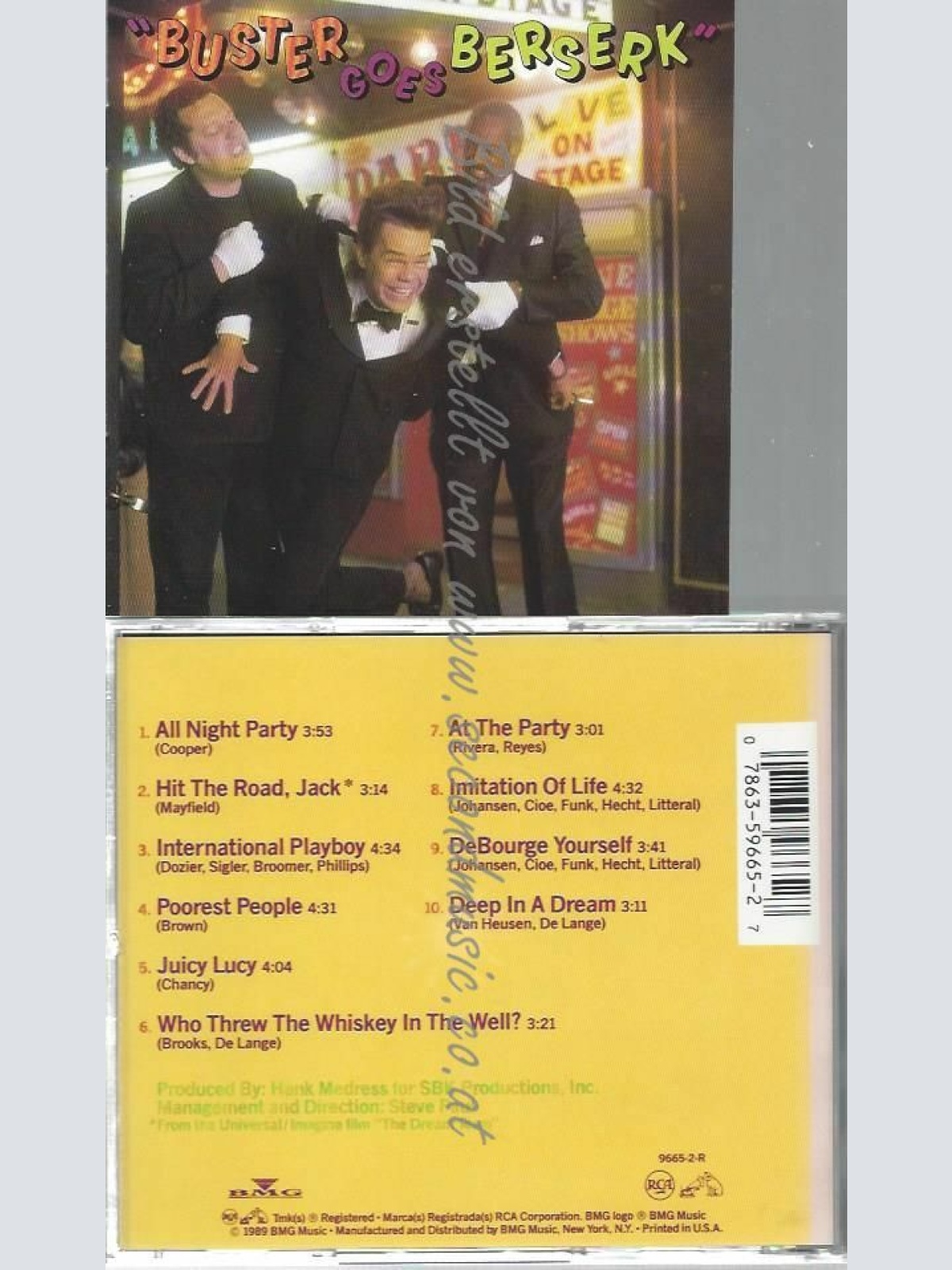 CD--BUSTER POINDEXTER | --BUSTER GOES BERSERK