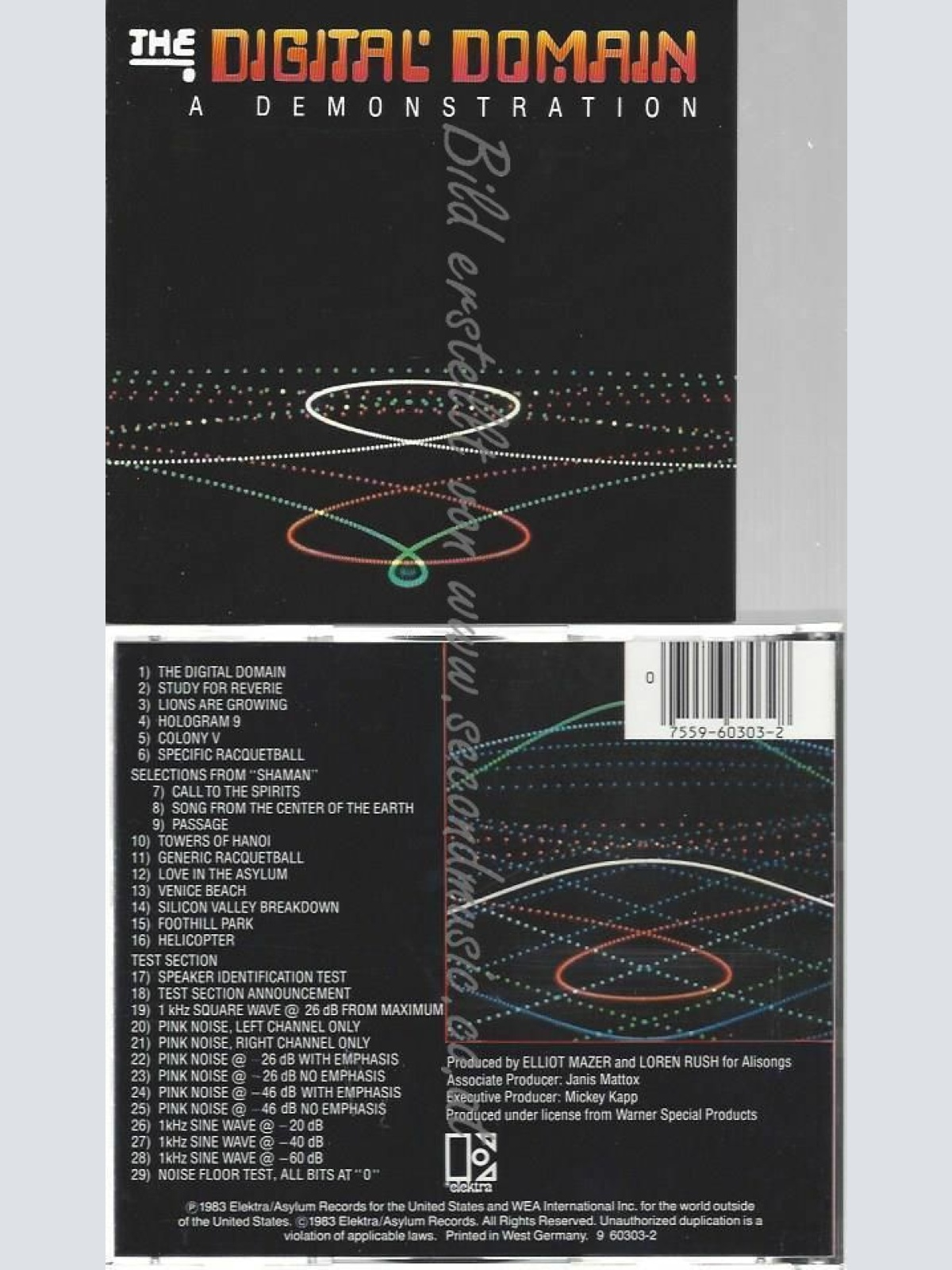 CD--DIGITAL DEMONSTRATION DISC | --DIGITAL DOMAIN