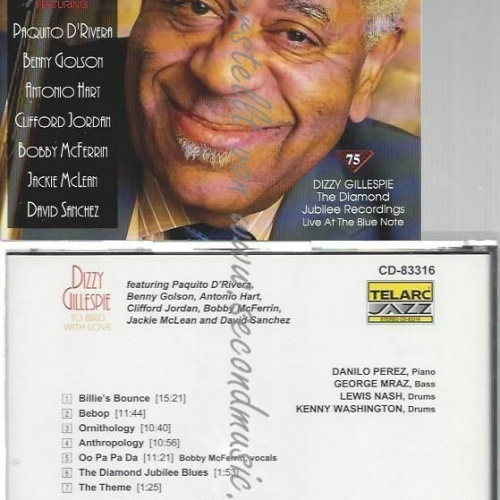 CD--DIZZY GILLESPIE | --TO BIRD WITH LOVE