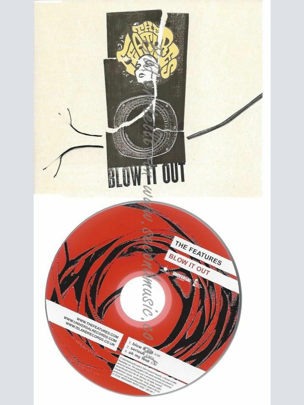 CD--THE FEATURES | --BLOW IT OUT