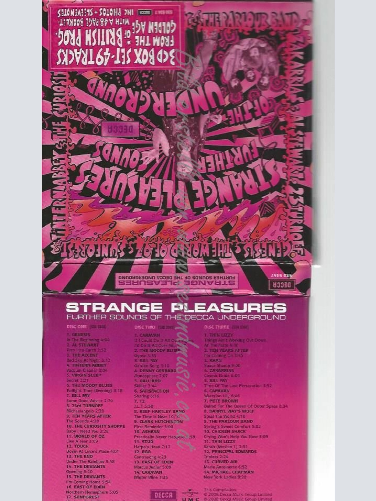 CD--STRANGE PLEASURES-FURTHER SOUN | - 3 CD BOX