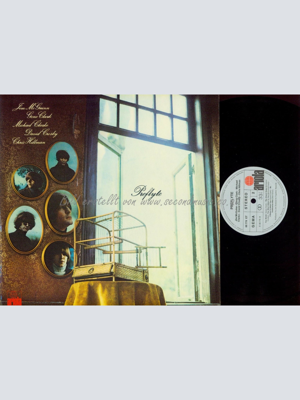 LP -- McGuinn,  Clark,  Clarke,  Crosby,  Hillman  Preflyte / DE