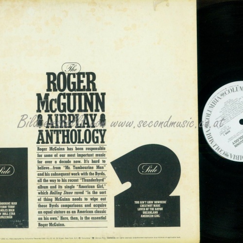 LP - Roger McGuinn – Airplay Anthology  // PROMO // US LP