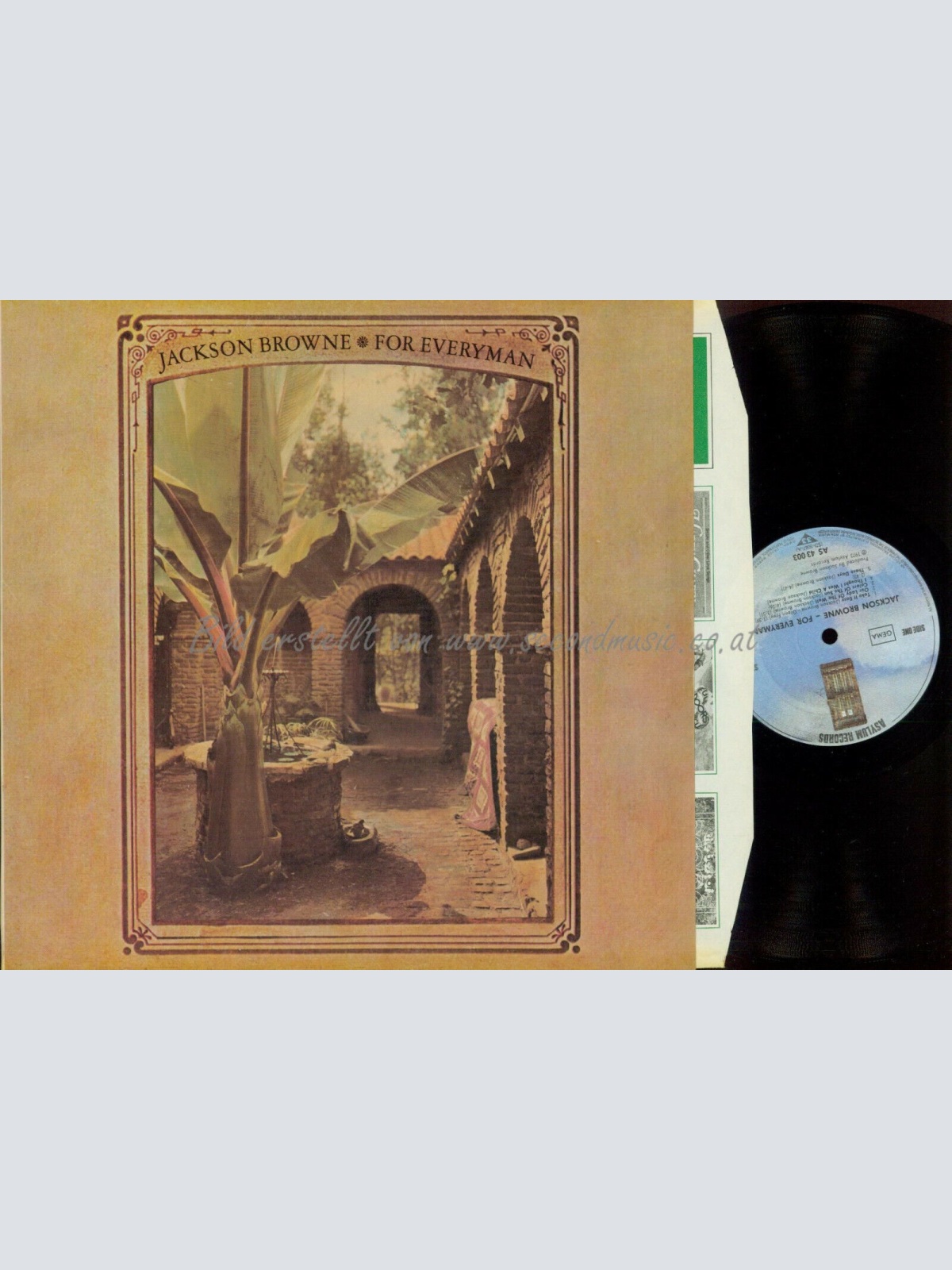 LP - Jackson Browne  For Everyman  // OIS // DE