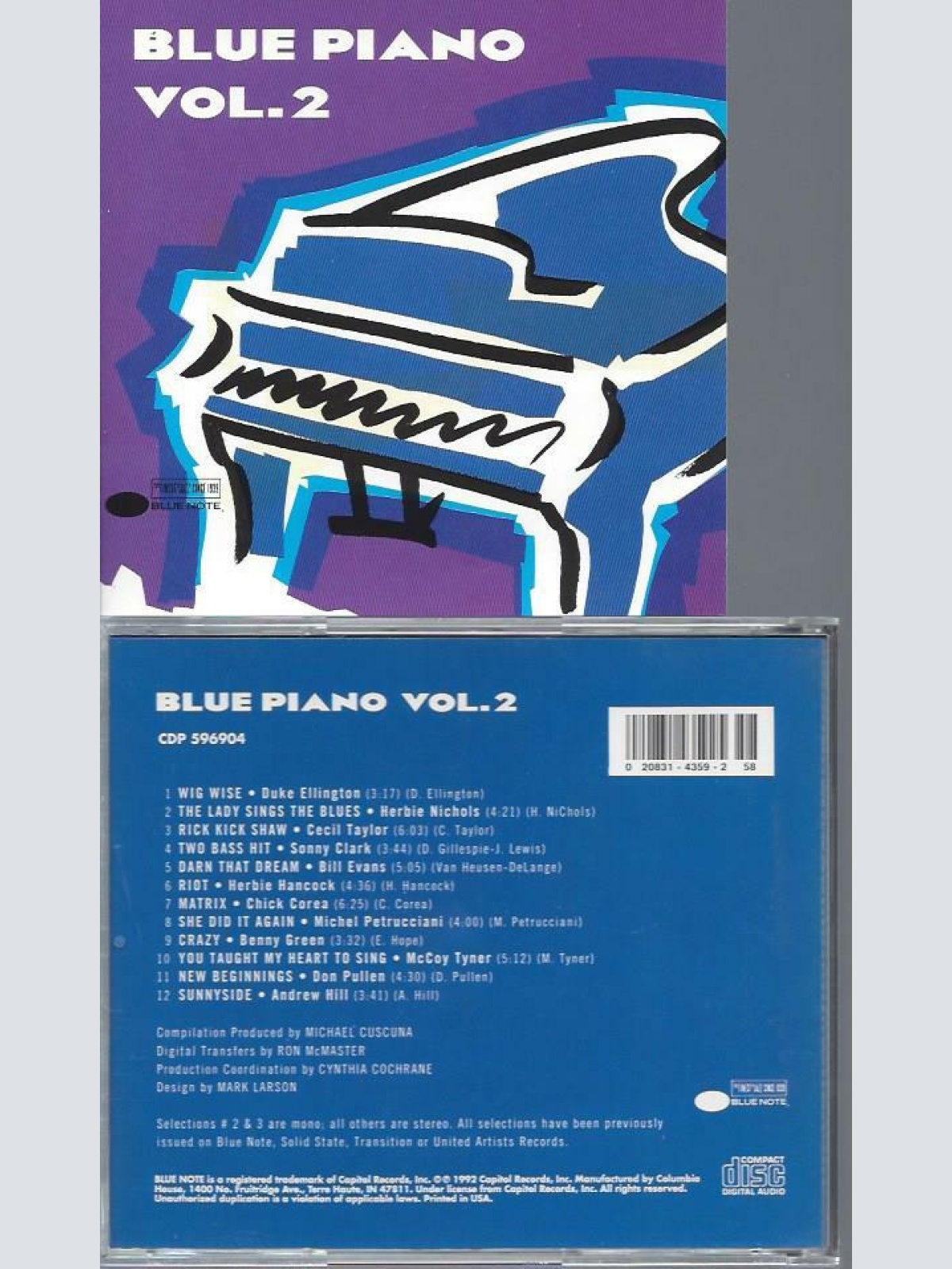CD- -Blue Piano Vol 2  / US  // Blue Note