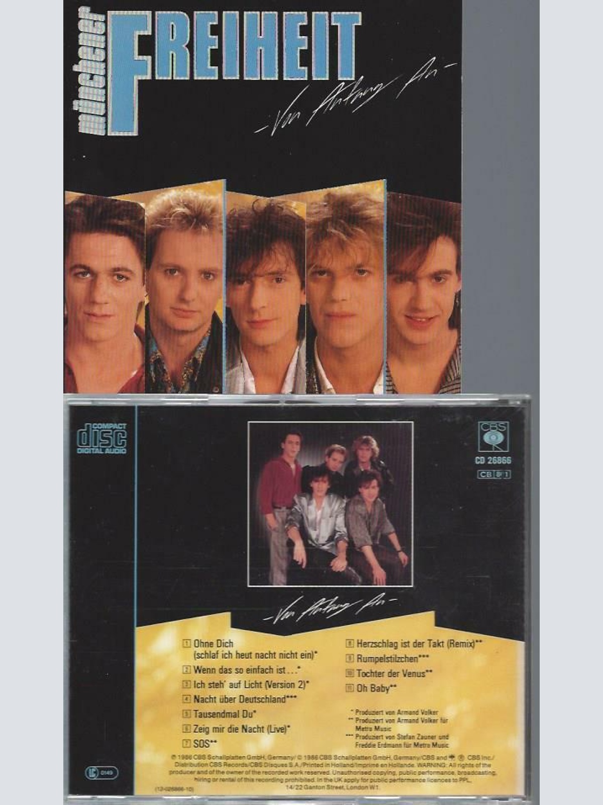 CD- Münchener Freiheit von Anfang an // france