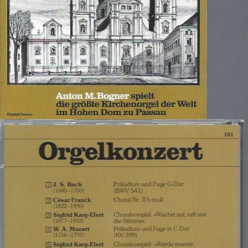 CD- -Orgelkonzert Anton M Bogner