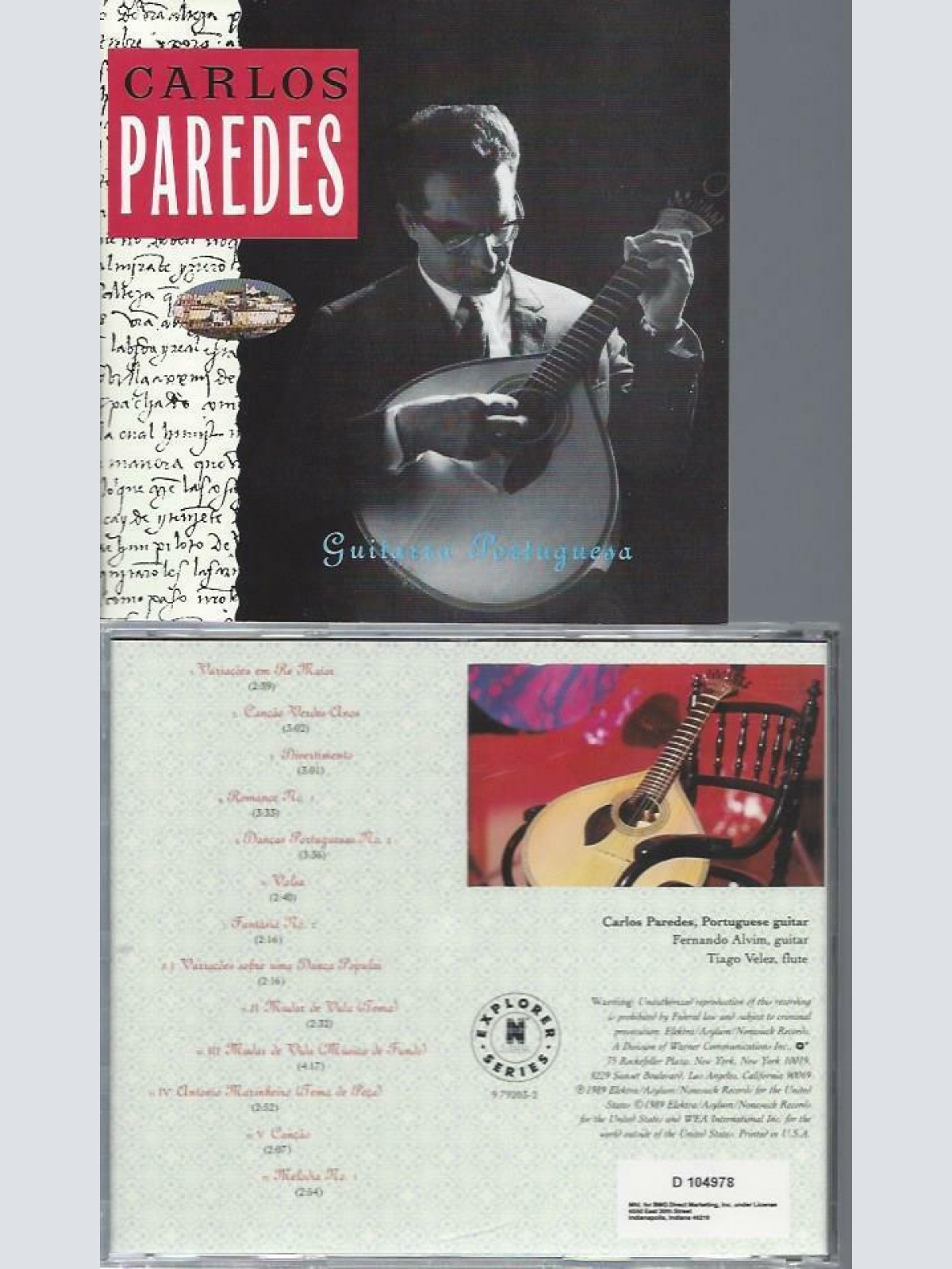 CD-  Carlos Paredes Guitarra Portuguesa