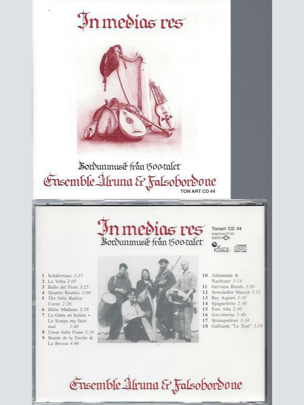 CD- In medias res : Bordunmusik från 1500 talet