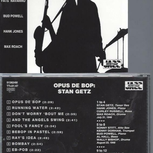 CD- Opus de Bop Getz Stitt Powell