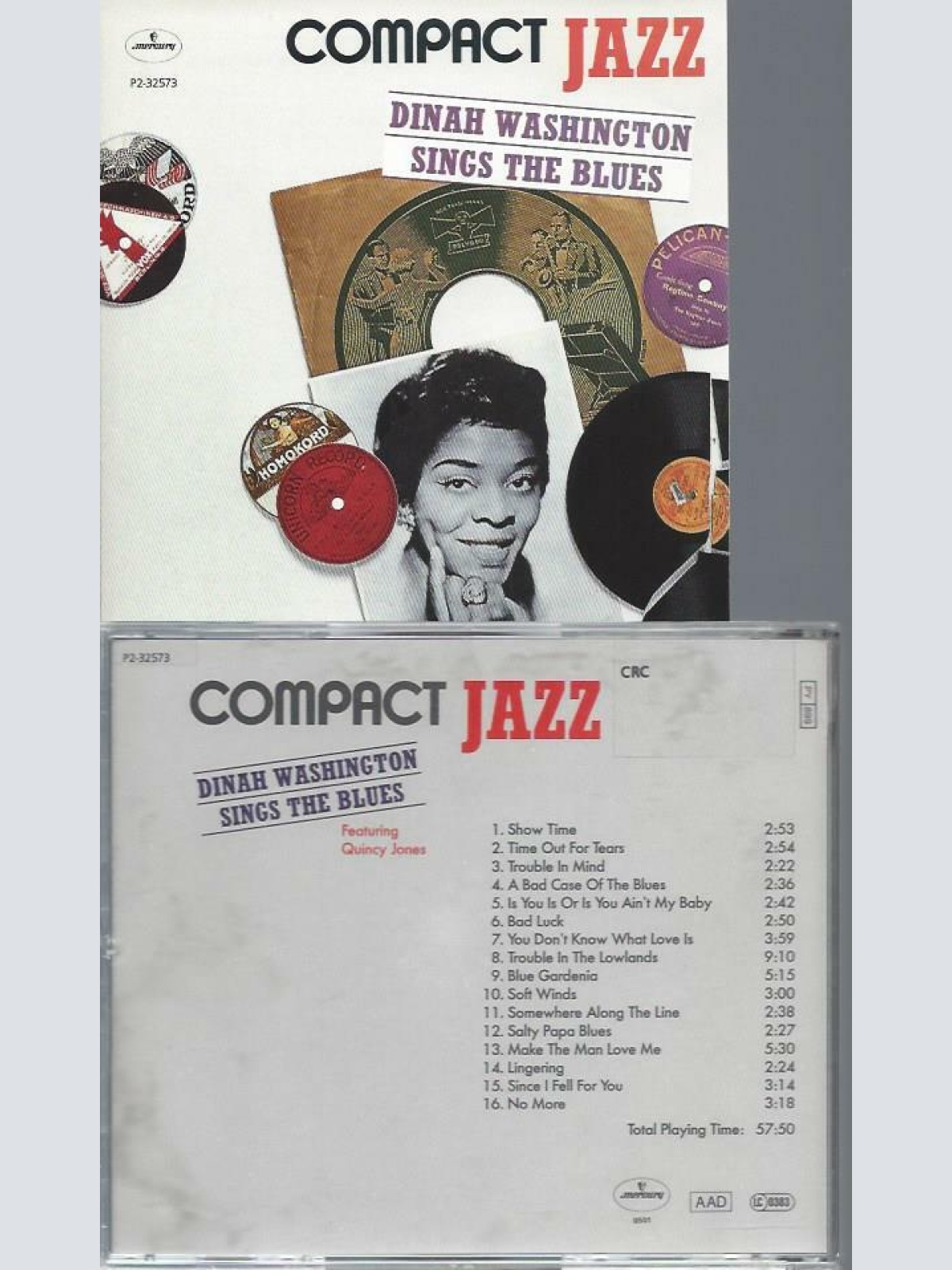 CD- Dinah Washington sings the Blues