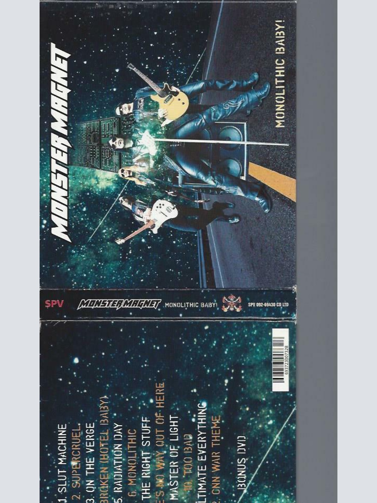 CD- Monster Magnet Monolithic Baby // CD+DVD