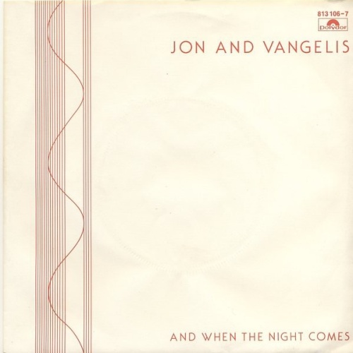 7", Single Jon And Vangelis* - And When The Night Comes