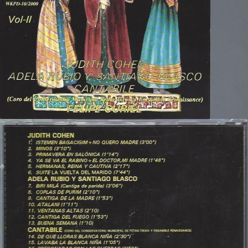 CD-  Todas Las Voges De Sefarad Vol 2