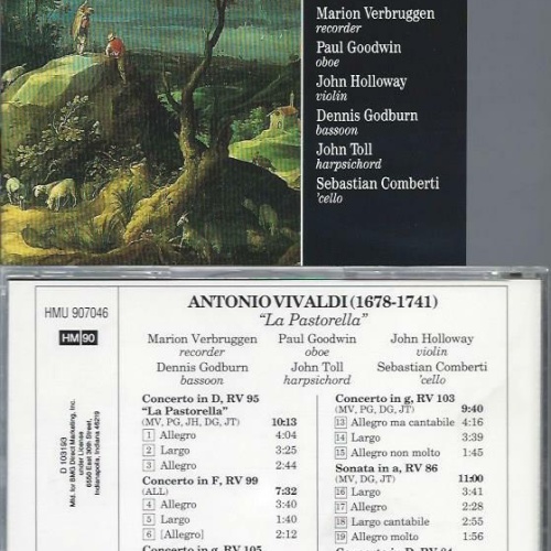 CD- La Pastorella Vivaldi  Chamber Concertos