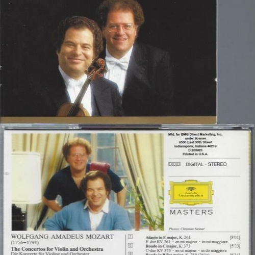 CD- Mozart The 5 Violin Concertos Wiener Philharmoniker