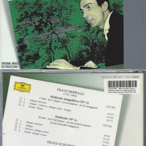 CD-  Schubert symphony No 4 Berliner Philharmoniker Berwald