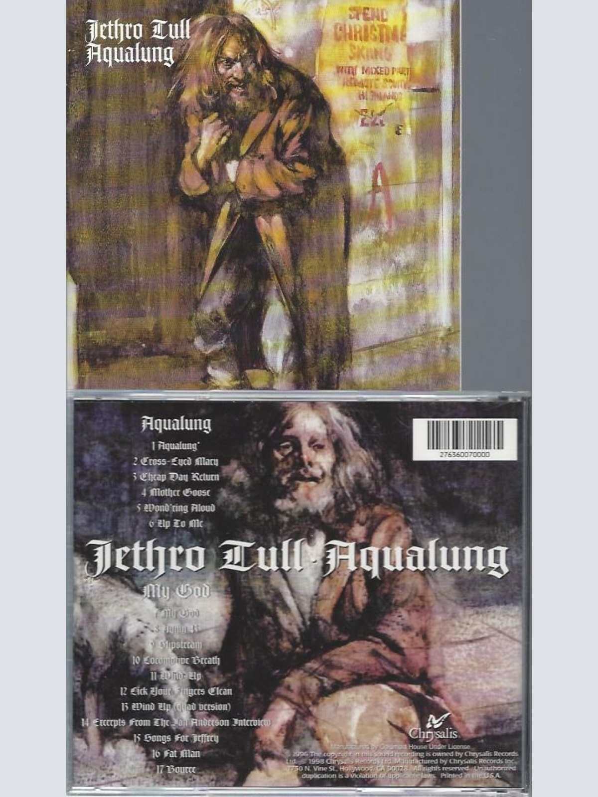 CD-- Jethro Tull  Aqualung USA//