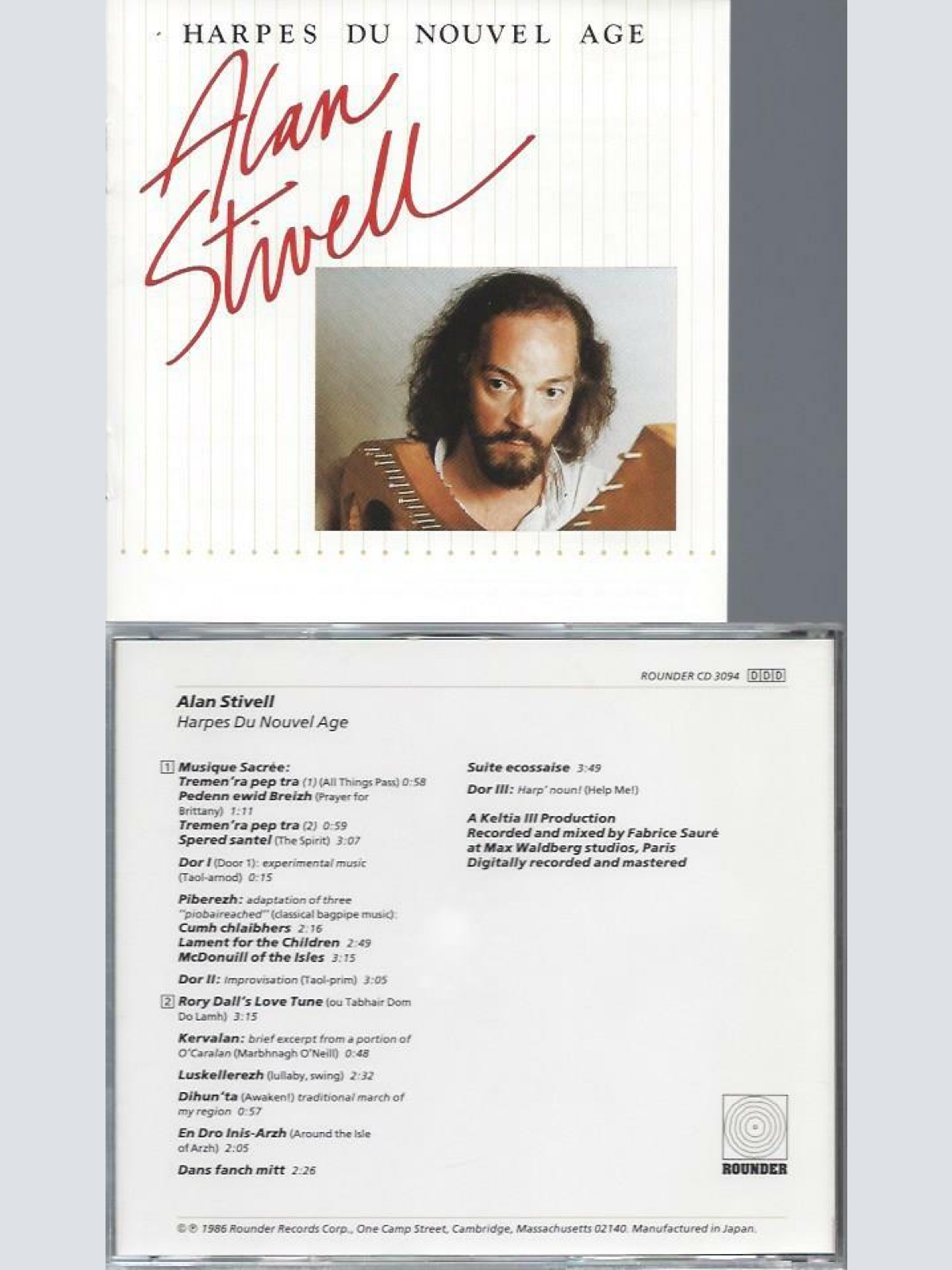 CD-  Alan Stivell Harpes Du Nouvel Age