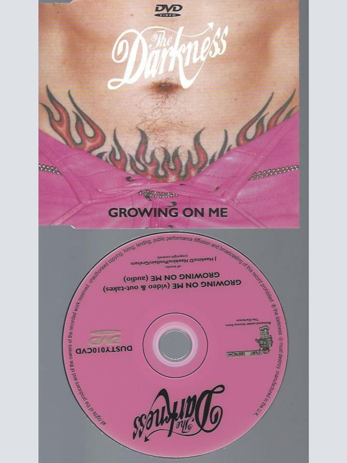 --The Darkness  Growing On Me // DVD Single