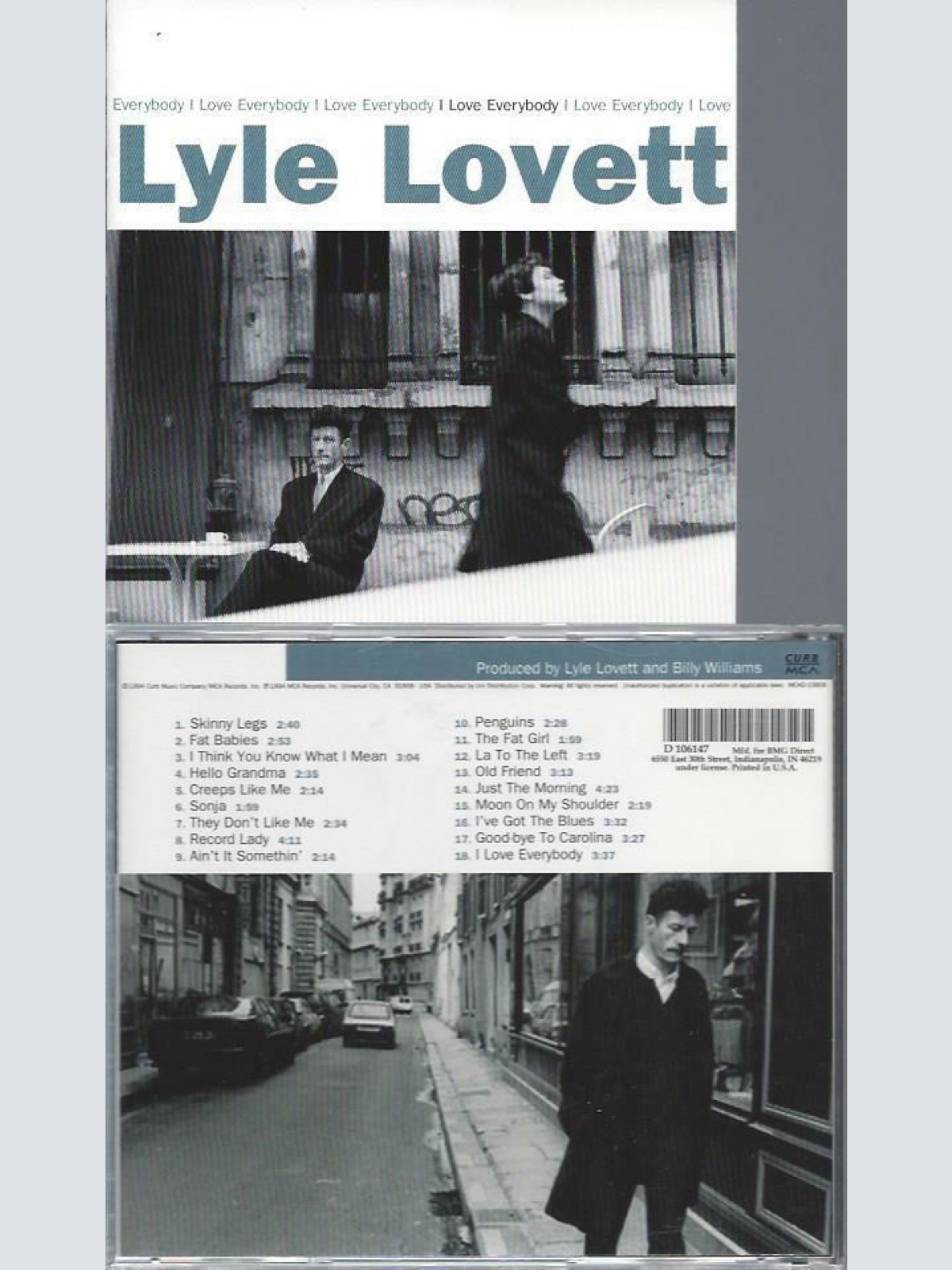 CD Lyle Lovett  I Love Everybody  // USA