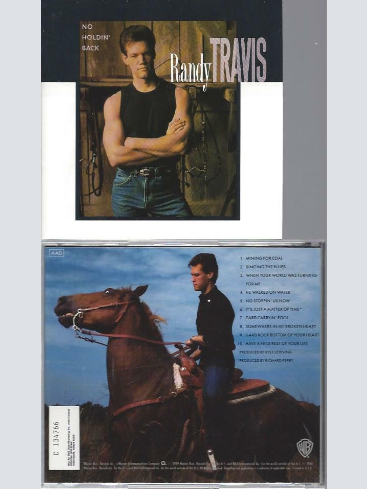 CD --  Randy Travis  No Holdin' Back   // US