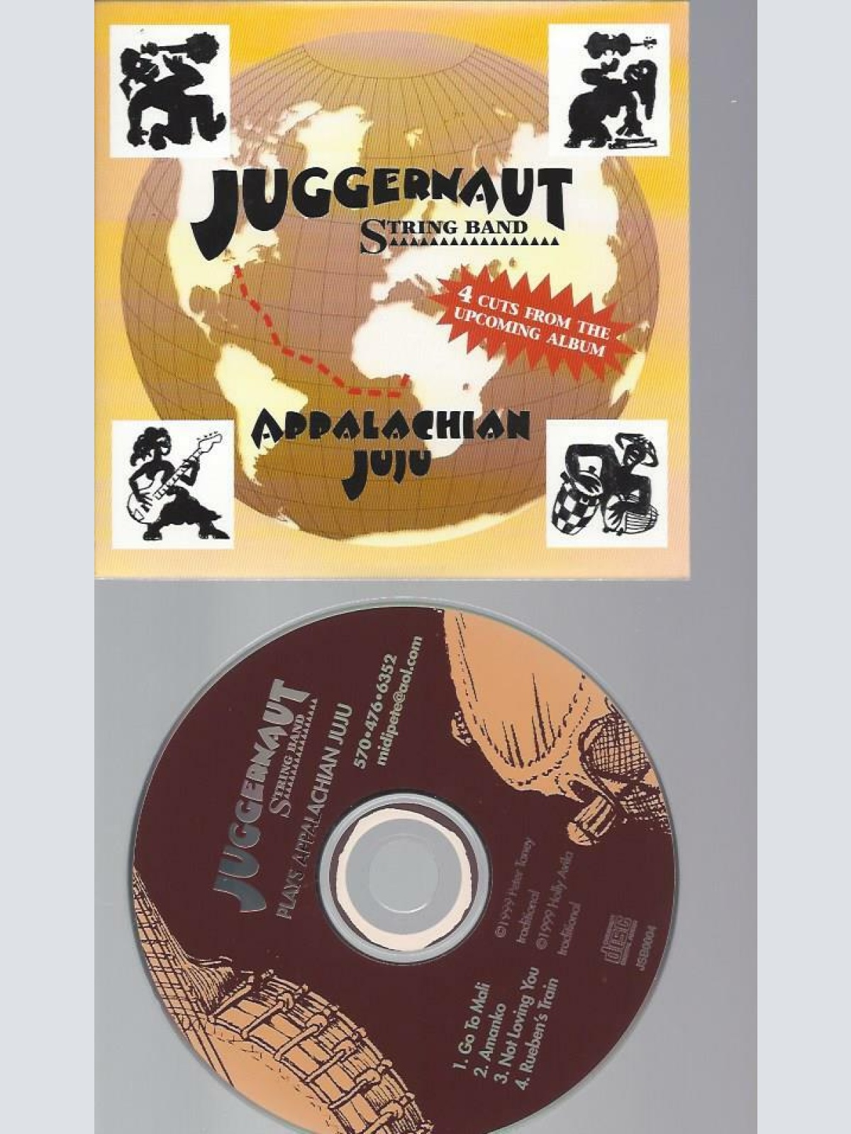 CD --  Juggernaut String Band Appalachian Juju / cardsleeve