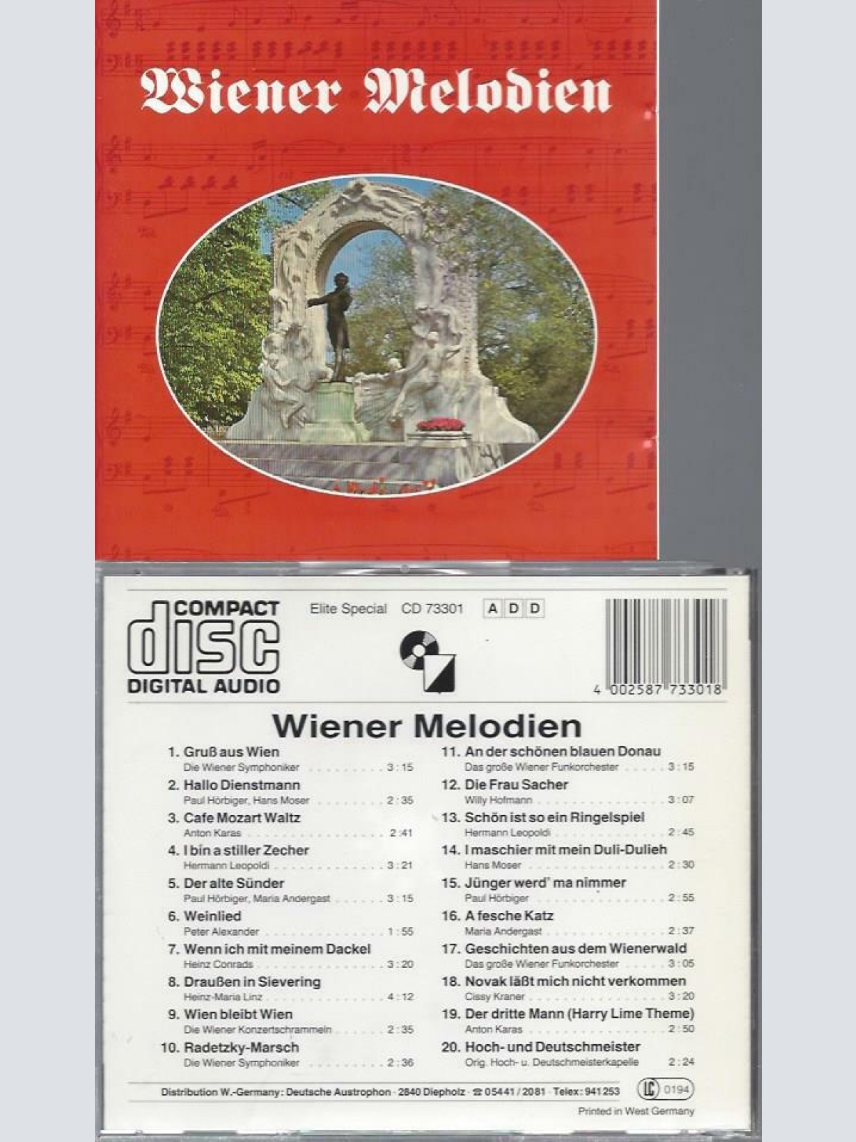CD -Wiener Melodien Hörbiger Moser Conrad