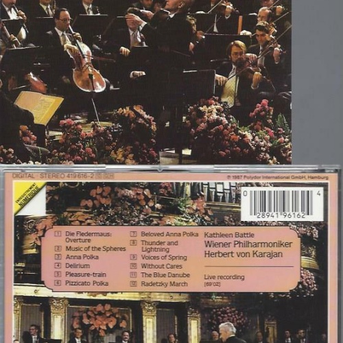 CD -- Herbert Von Karajan  Neujahrskonzert In Wien