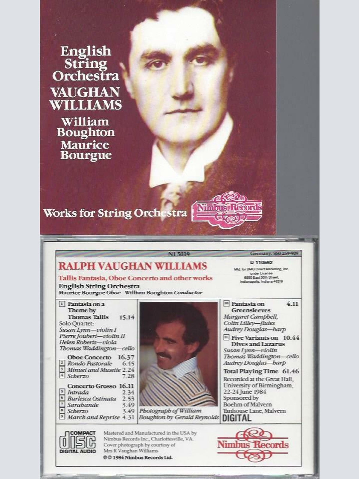 CD - Vaughan Williams   Works For String Orchestra