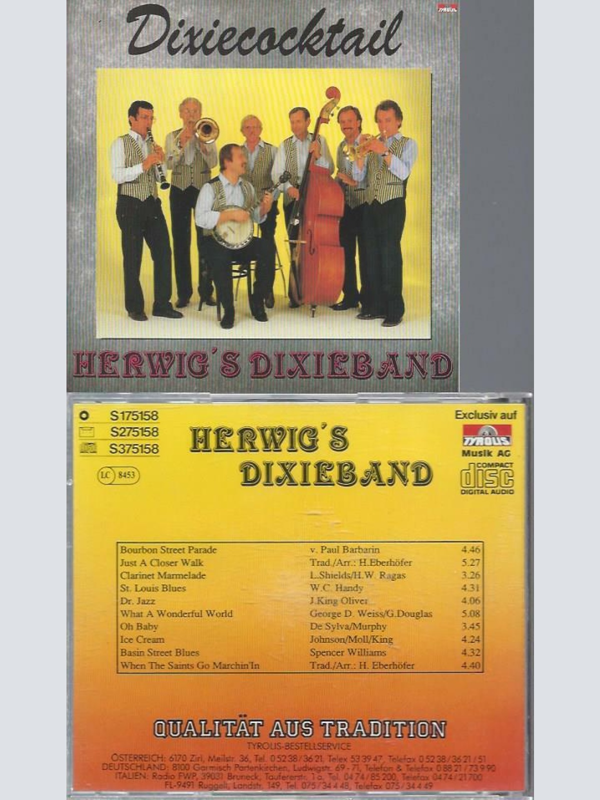 CD -Herwig's Dixieland Dixiecocktail
