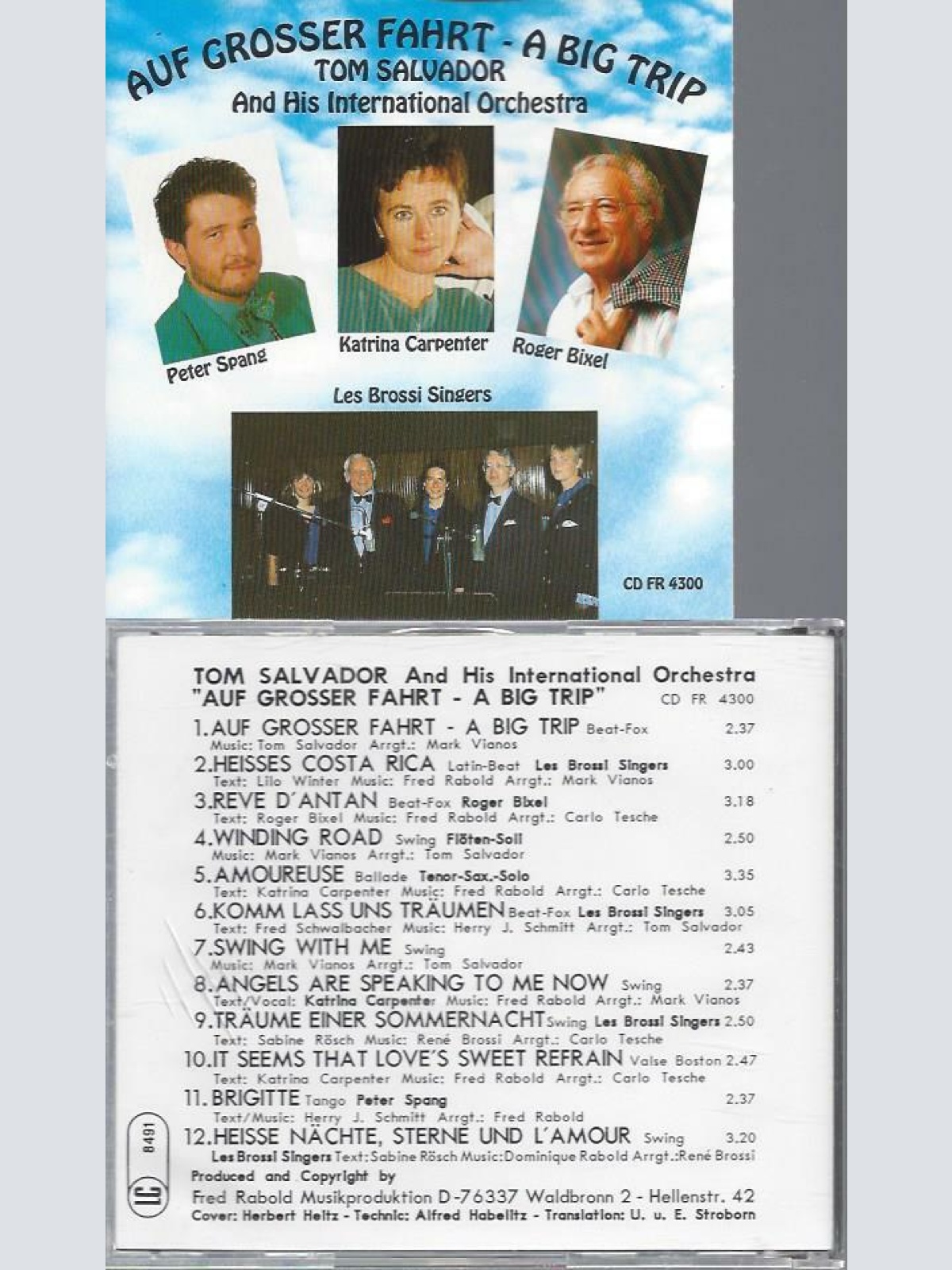 CD --Tom Salvador and his International Orchestra