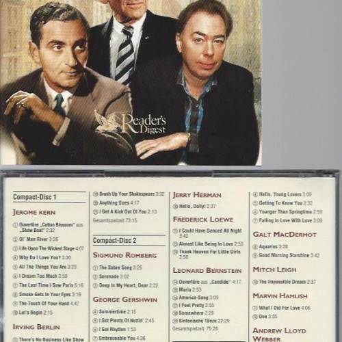 CD -Readers Digest von Bernstein bis Webber Das Musical