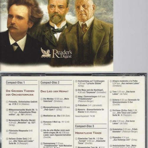CD -Readers Digest Antonin Dvorak Das Musikalische Erbe Der Nation