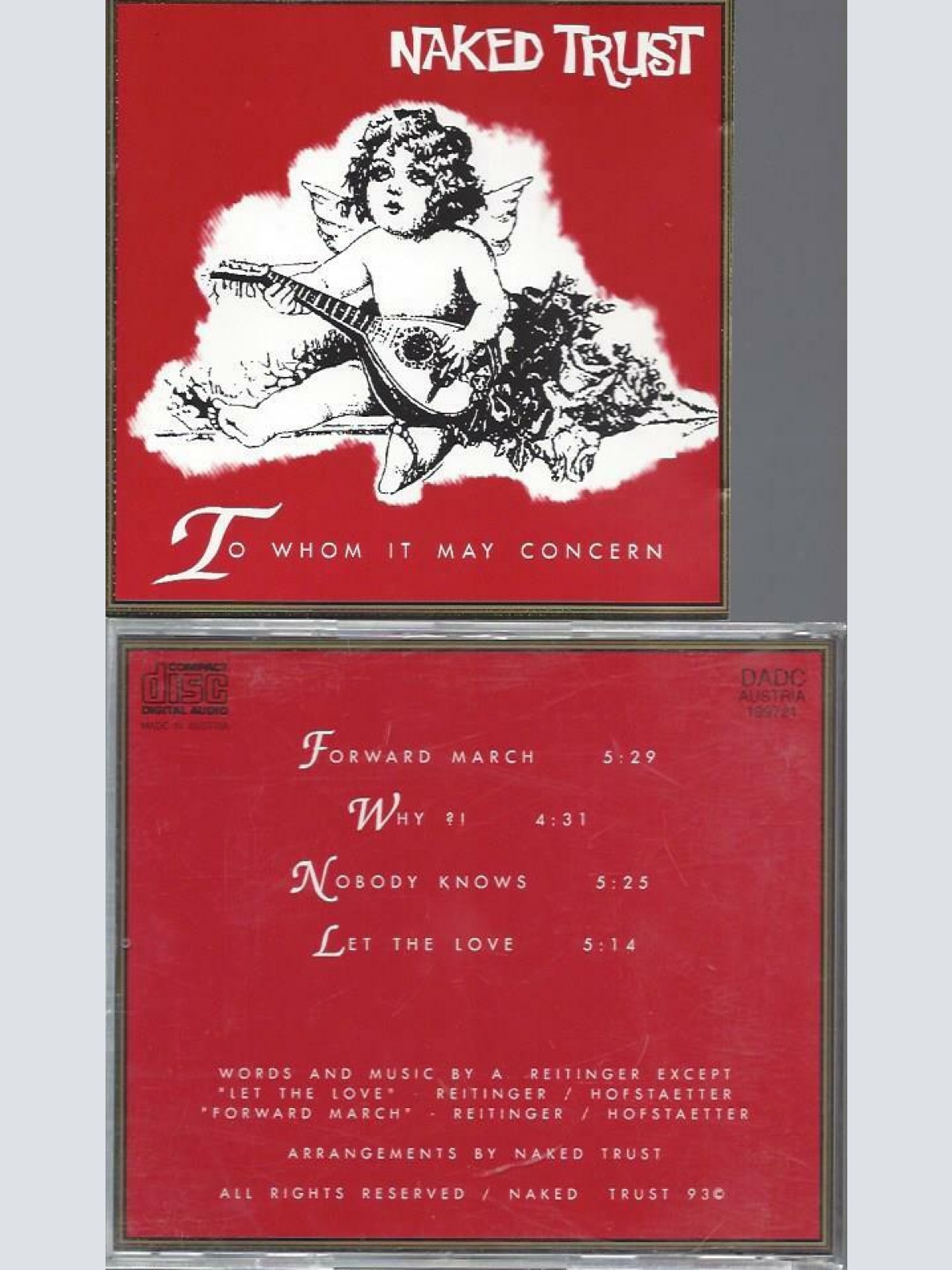 CD --Naked Trust To Whom it may Concern
