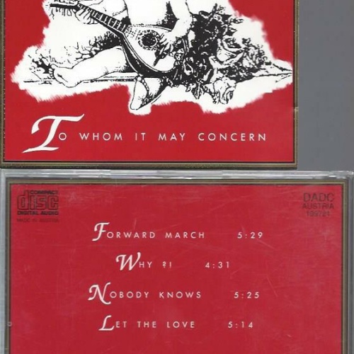 CD --Naked Trust To Whom it may Concern