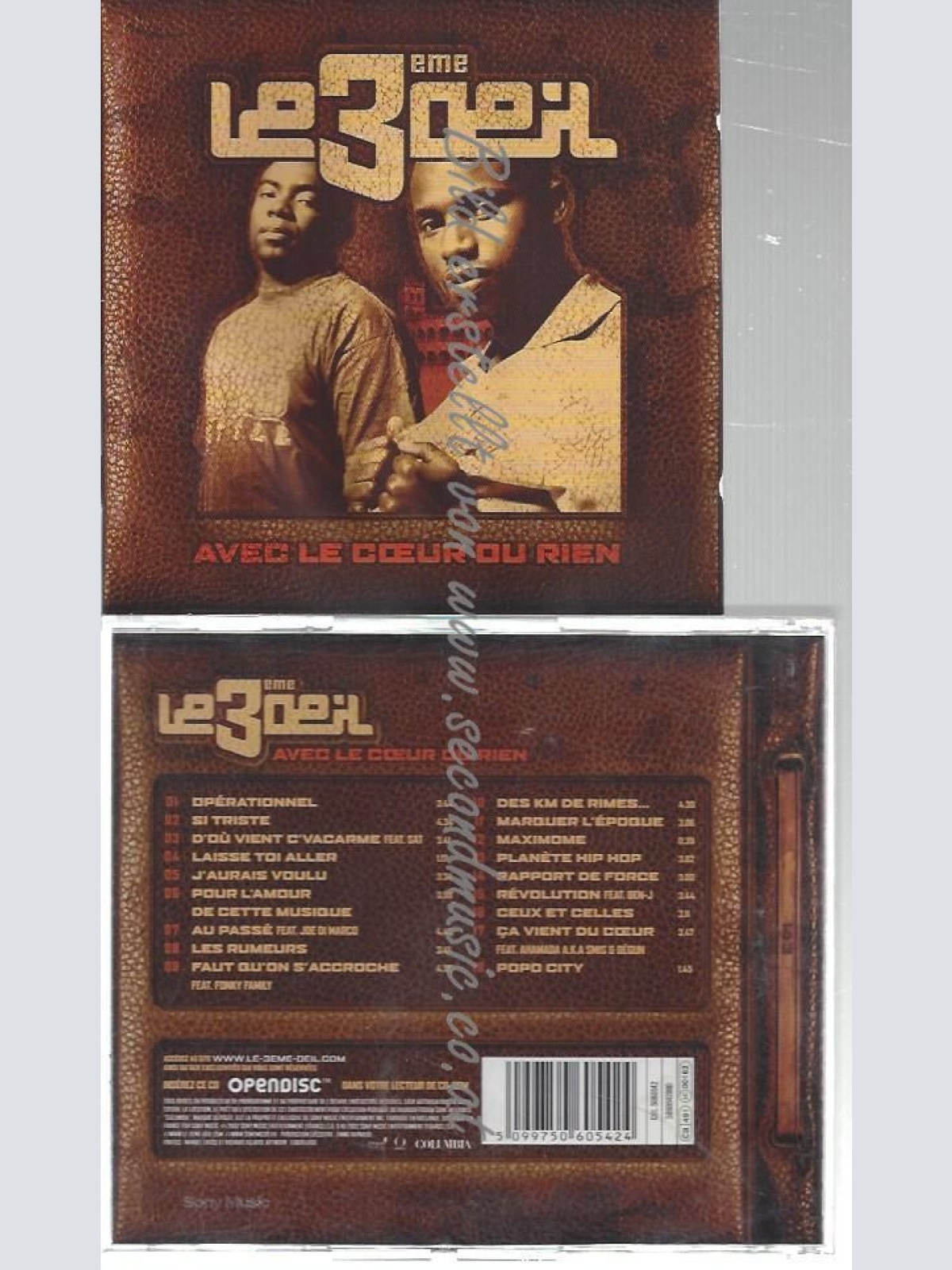 CD-- EME OEIL--    AVEC LE COEUR OU RIEN