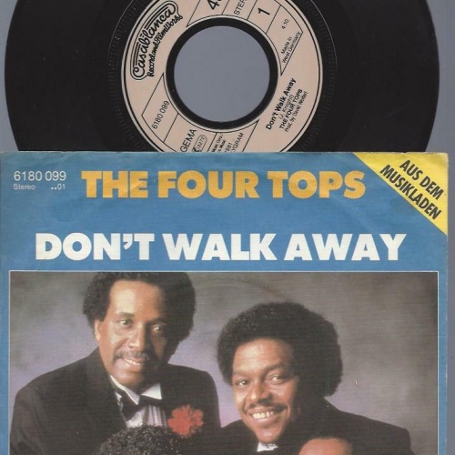 7"    The Four Tops  Don't Walk Away