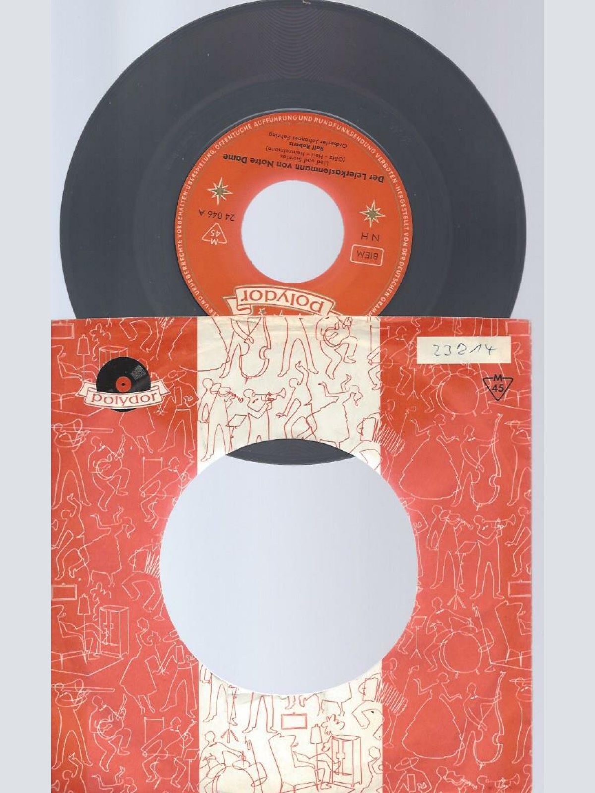 7"    Ralf Roberts – Der Leierkastenmann Von Notre Dame