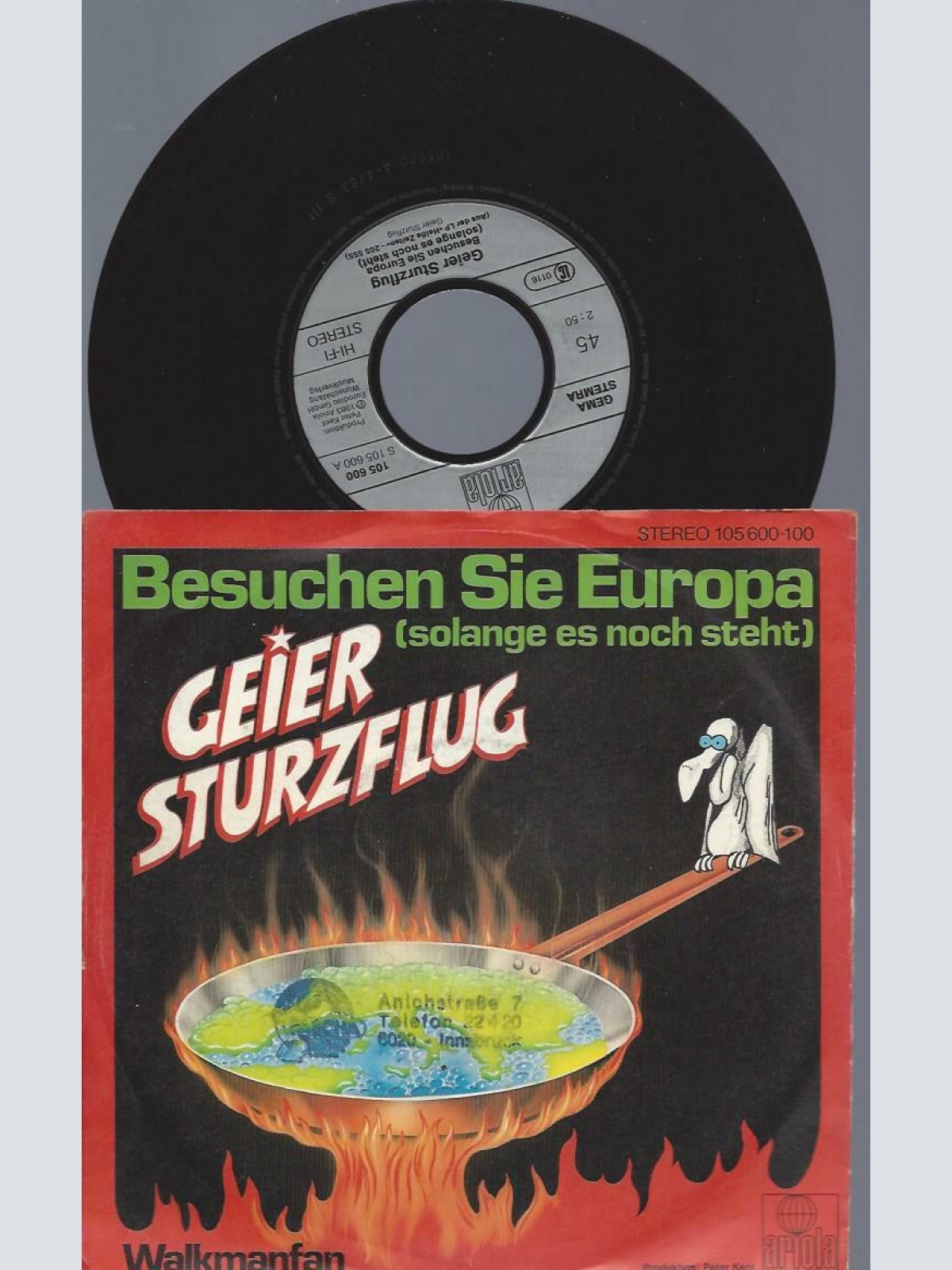 7"    Geier Sturzflug – Besuchen Sie Europa