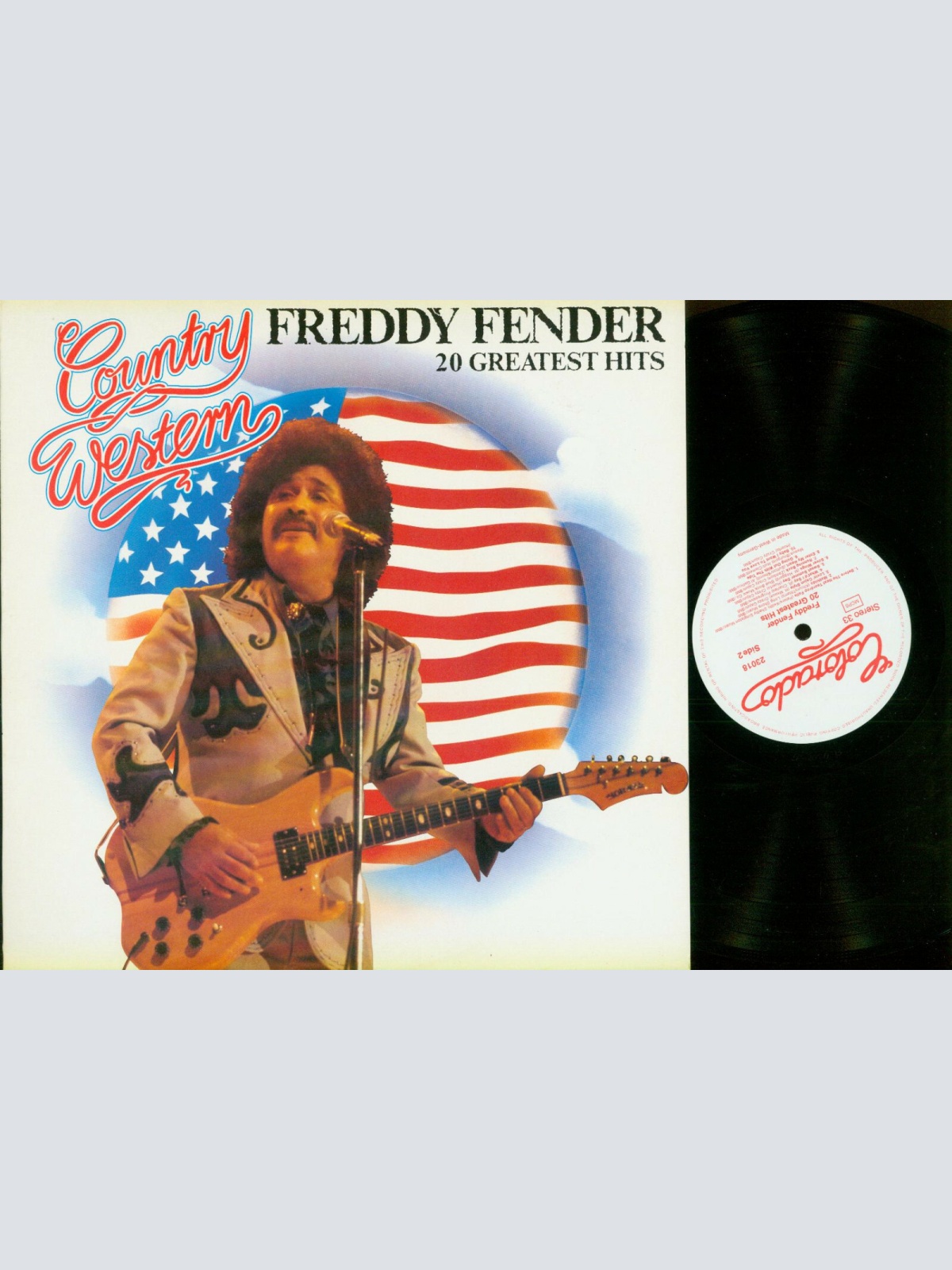 LP--Freddy Fender    20 Greatest Hits
