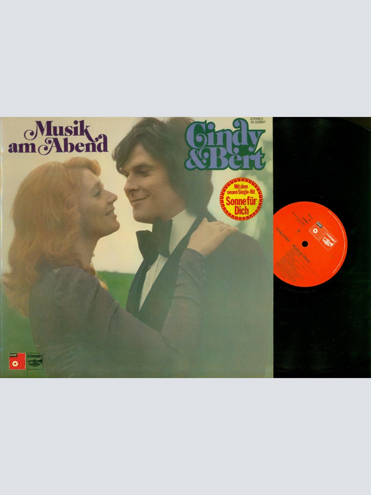 LP--   Cindy & Bert  Musik Am Abend