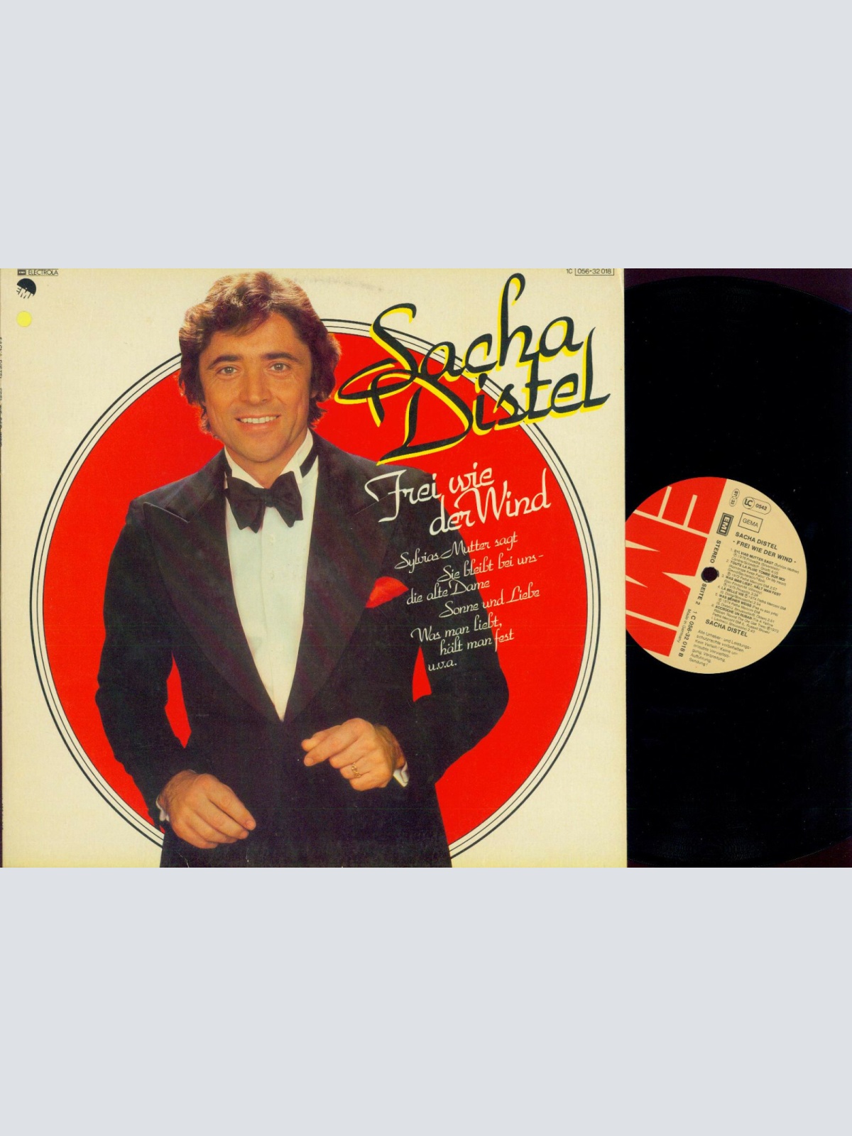 LP--   Sacha Distel – Frei Wie Der Wind