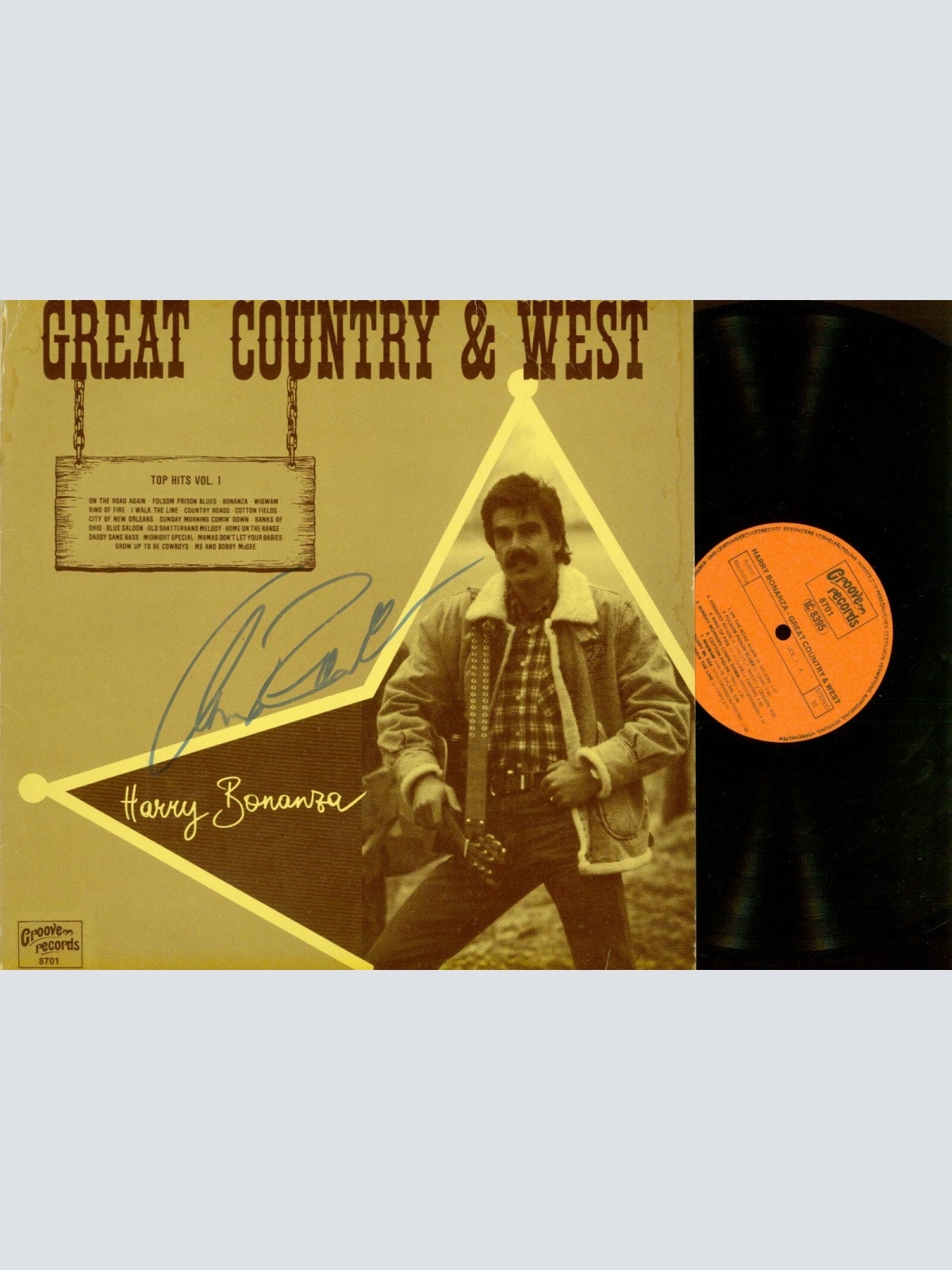 LP--   Harry Bonanza  Great Country & West