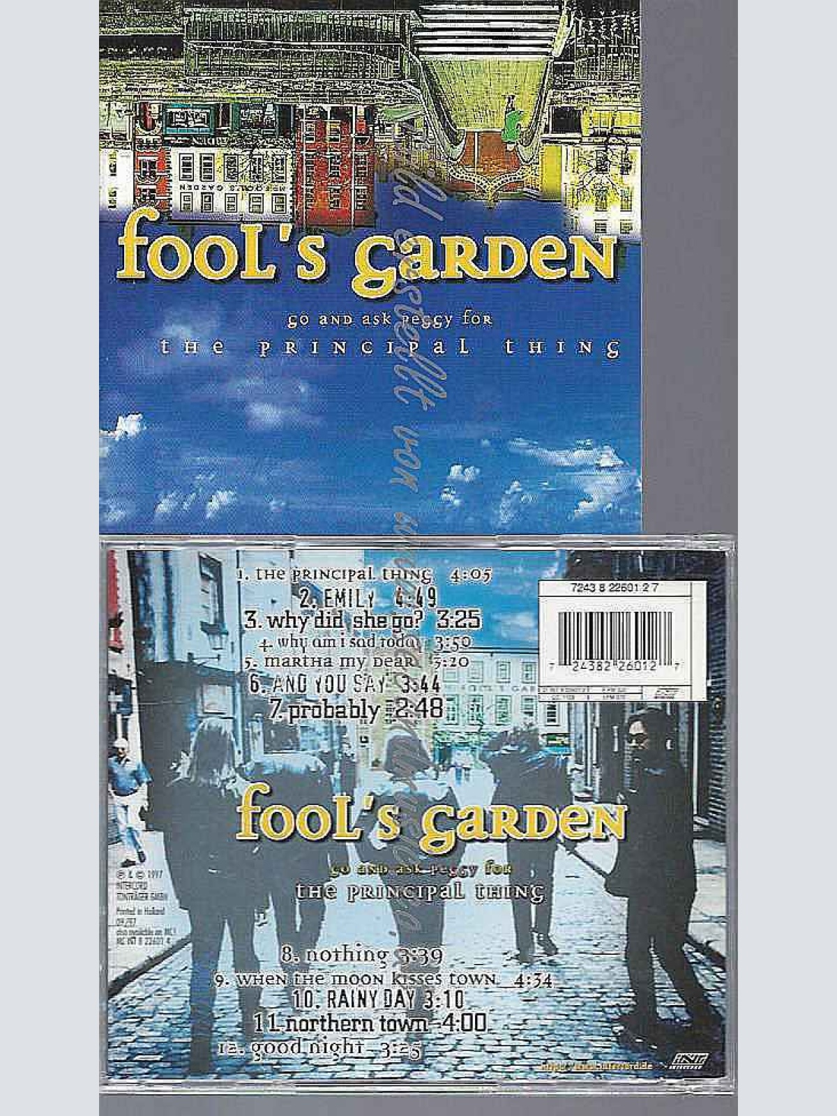 CD--FOOL'S GARDEN | --GO AND ASK PEGGY FOR THE PRINCIPAL THING