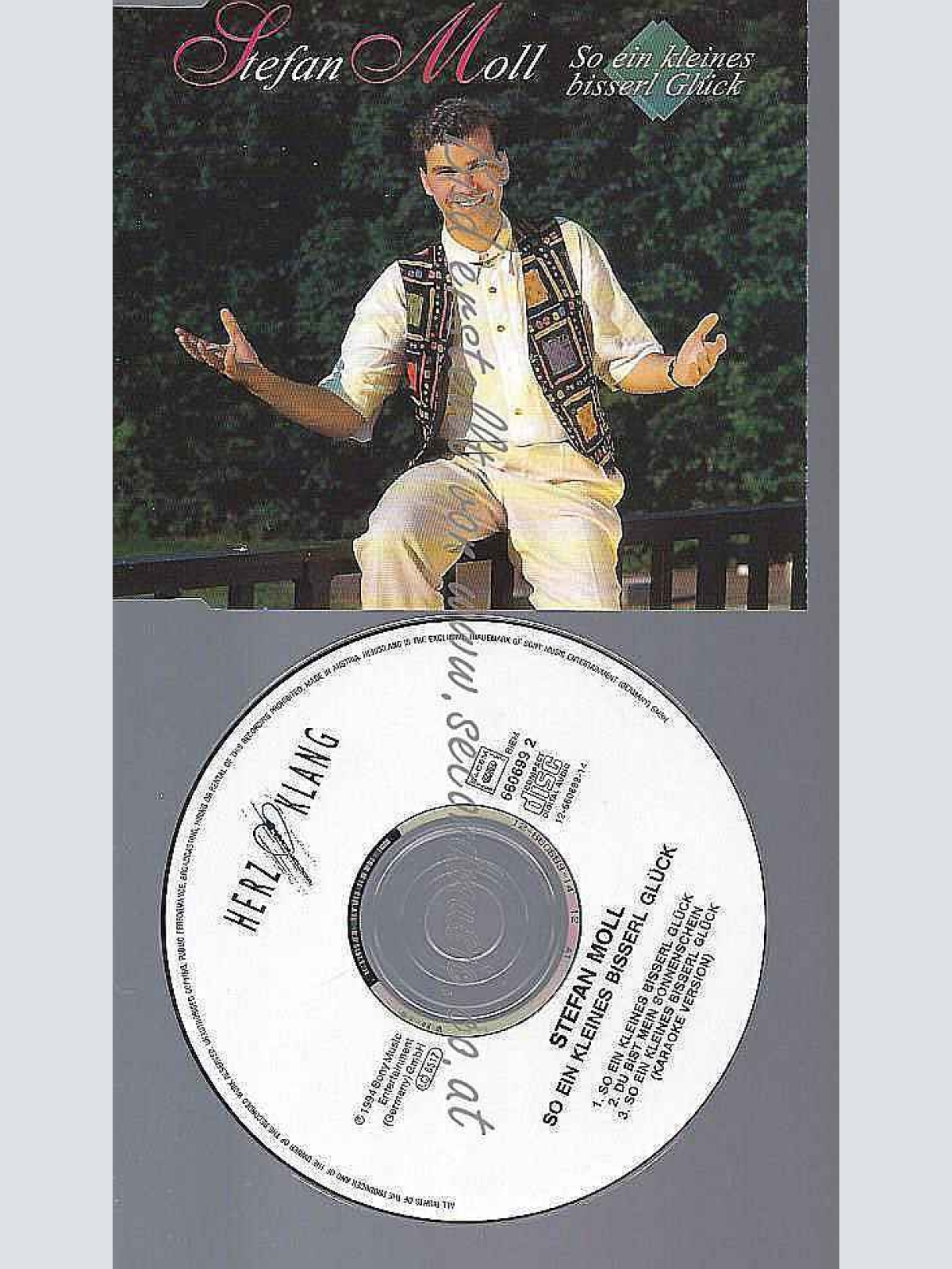 CD--STEFAN MOLL--SO EIN KLEINES BISSERL GLÜCK